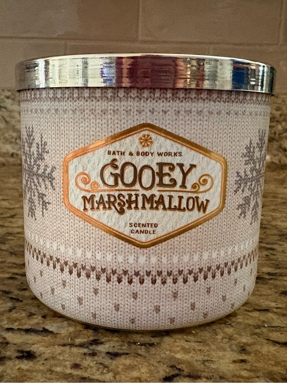 Bath & Body Works Gooey Marshmallow 3-wick Candle